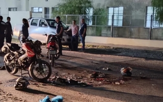 Joven de 19 años falleció en un choque frontal de motos en Chimbas