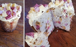 Receta fácil y económica de "pan dulce" salado en cuatro pasos para Navidad