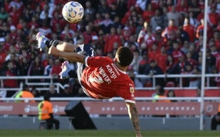 El golazo de Montiel ganó el premio Puskás 