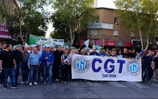 Contra de la Reforma laboral, la CGT sanjuanina marchará en la Plaza 25