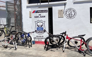 Cayó una banda dedicada a robar bicicletas en Caucete