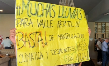 Tras la protesta, Ambiente habló de los vuelos en Valle Fértil