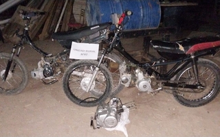 Control policial en Albardón terminó con tres detenidos y motos secuestradas