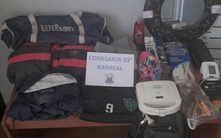 Aprehendieron a un sujeto con antecedentes y recuperaron elementos robados