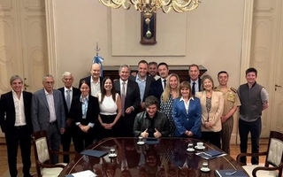 Milei invitó a su Gabinete a un asado de fin de año en la Quinta de Olivos