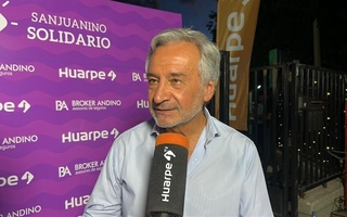 “Ser solidario es dar tiempo”: Roberto Basualdo en el Sanjuanino Solidario