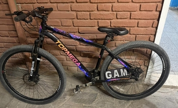 Fue sorprendido circulando con una bicicleta robada y quedó detenido