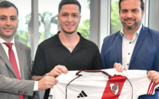 Aníbal Moreno firmó con River hasta diciembre de 2029