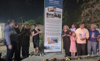 Con un reconocimiento a los vecinos, Ullum puso en valor la histórica Villa Aurora