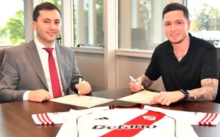 River oficializó el fichaje de Aníbal Moreno hasta 2029