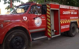 Una casa fue consumida por el fuego: el incendio fue por un espiral