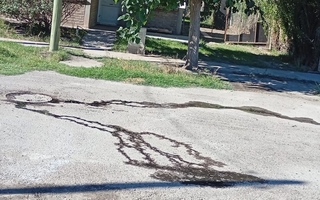 Médano de Oro: más de 150 familias sin agua y con cloacas colapsadas