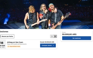 San Juan colapsó la preventa de Airbag y hoy espera una nueva avalancha en la venta general