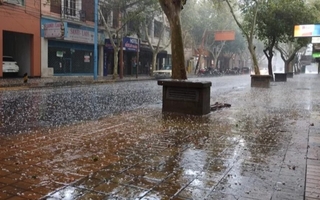 Lluvia, granizo y viento en Navidad: los cinco departamentos afectados