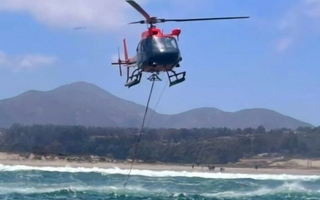 Dos turistas se ahogaban en una playa de Coquimbo y fueron rescatados