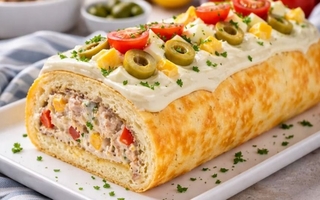 Pionono de atún sin horno: entrada rápida para Año Nuevo