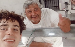 Colapinto en Argentina: fotos virales y descanso familiar