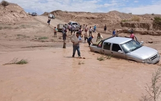 Una tormenta volvió a dejar incomunicado a Mogna