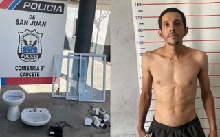 Detuvieron a un hombre por robo tras un operativo en el barrio Bermejo