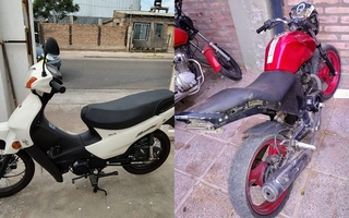 La Policía recuperó dos motos robadas en distintos puntos de Villa del Carril