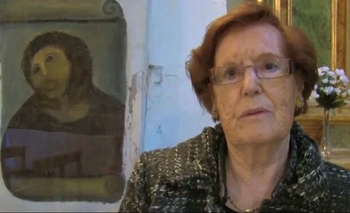 Murió Cecilia Giménez, la mujer de la pintura Ecce Homo de Borja