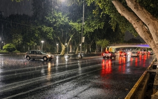 Se largó con todo: una fuerte tormenta se registró en distintas zonas de San Juan