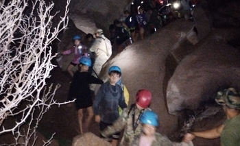 Menores varados en el cerro en Ullum: todos fueron rescatados