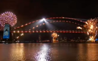 Kiritimati inauguró el 2026 con fuegos artificiales